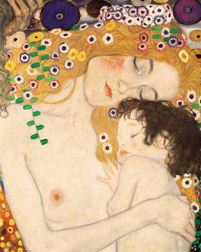 Gustav Klimt Mother and Child detail from The Three Ages of Woman